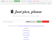 Tablet Screenshot of justpicsplease.com